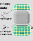 Teal Heartbeat AirPods