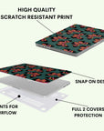 Rosy Flutters Macbook Case