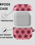 Rosy Snowflake AirPods
