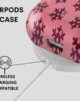 Rosy Snowflake AirPods