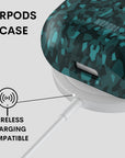 Green Static AirPods
