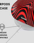 Fiery Waves AirPods