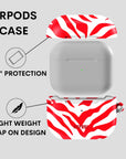 Crimson Stripes AirPods