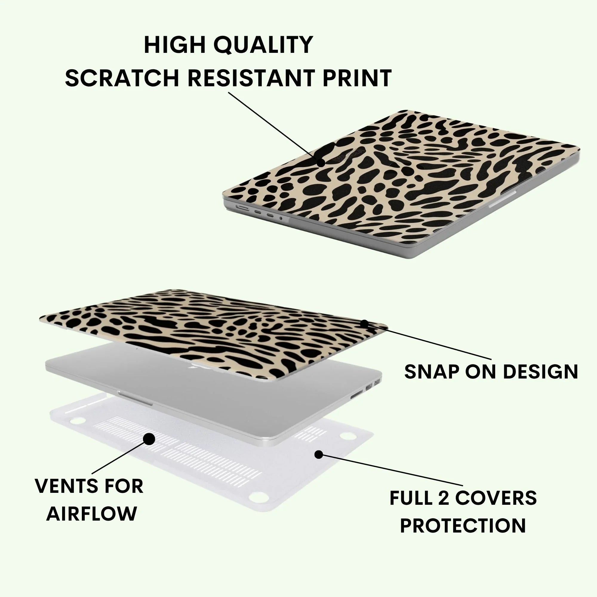 Feline Flair Macbook Case