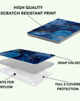 Azure Swirl Macbook Case