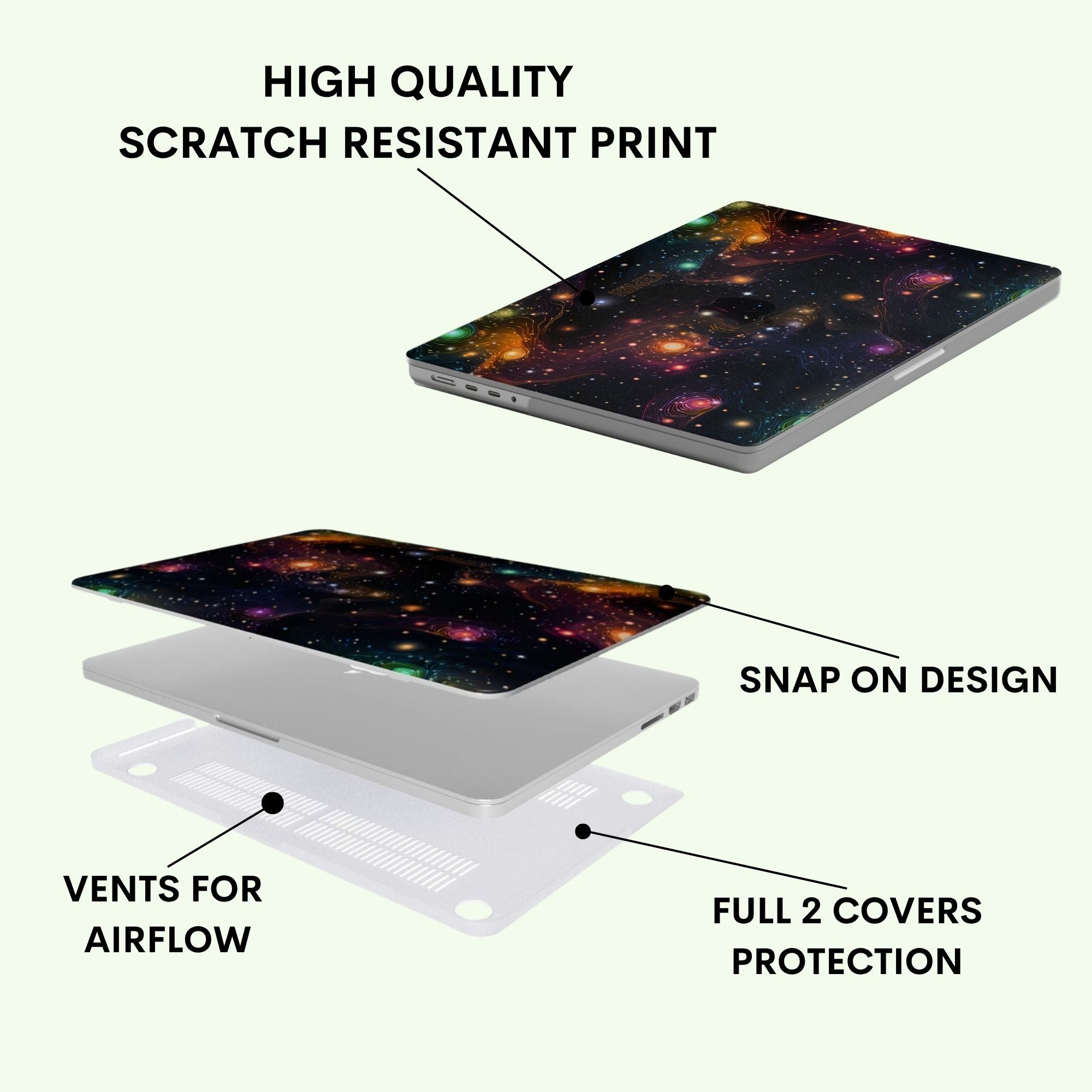 Ethereal Pearls Macbook Case