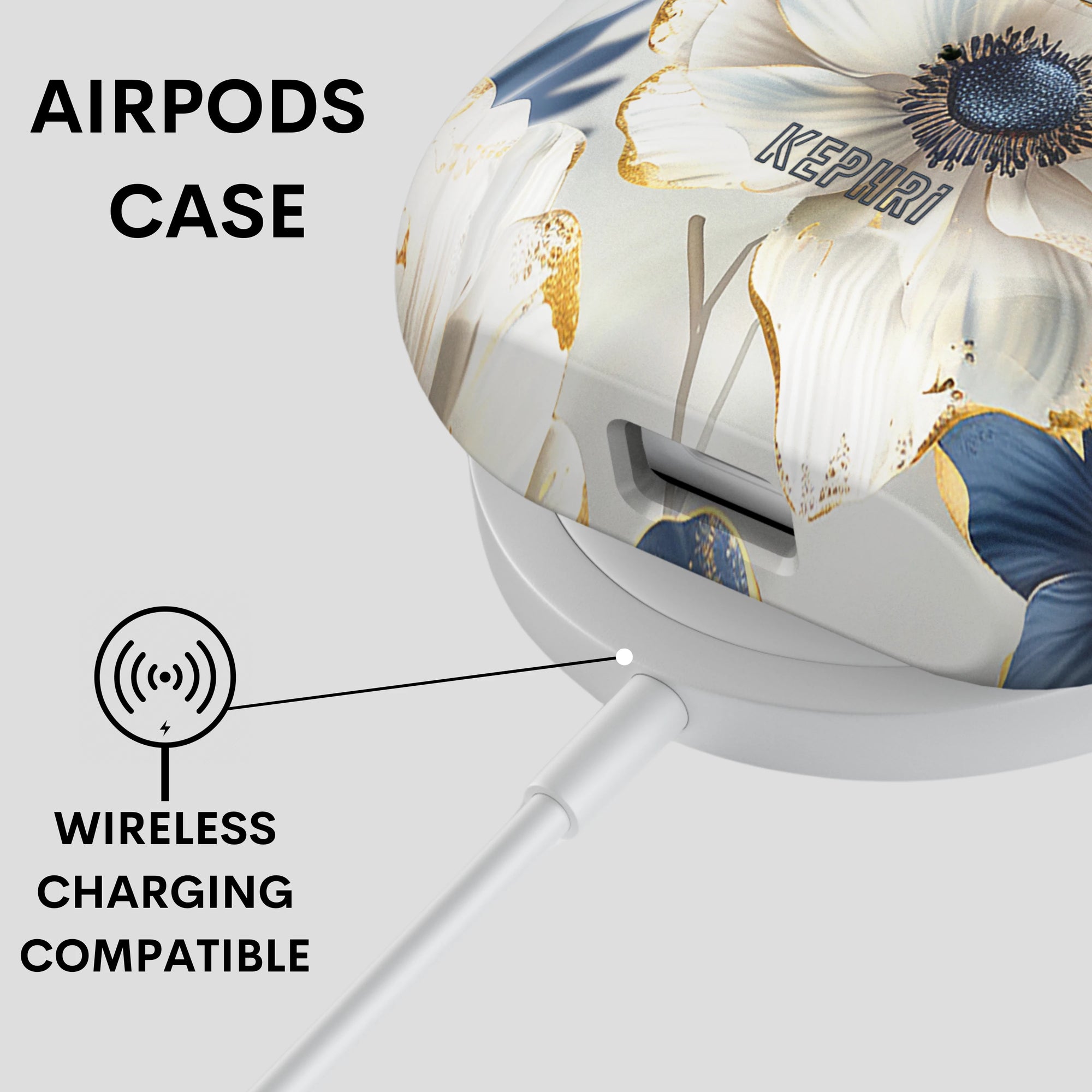 White Bloom AirPods