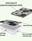 White Bloom Macbook Case