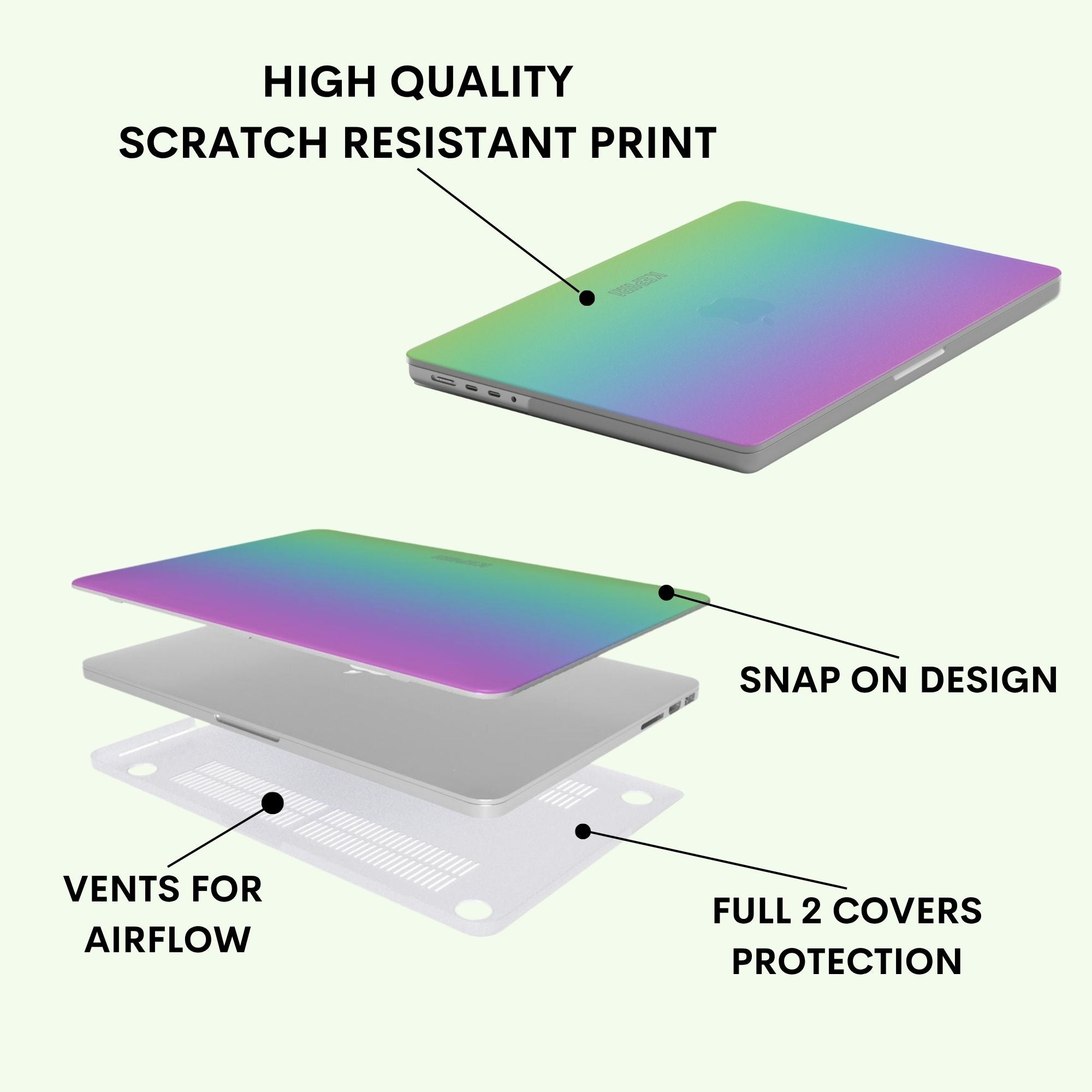 Candy Fade Macbook Case