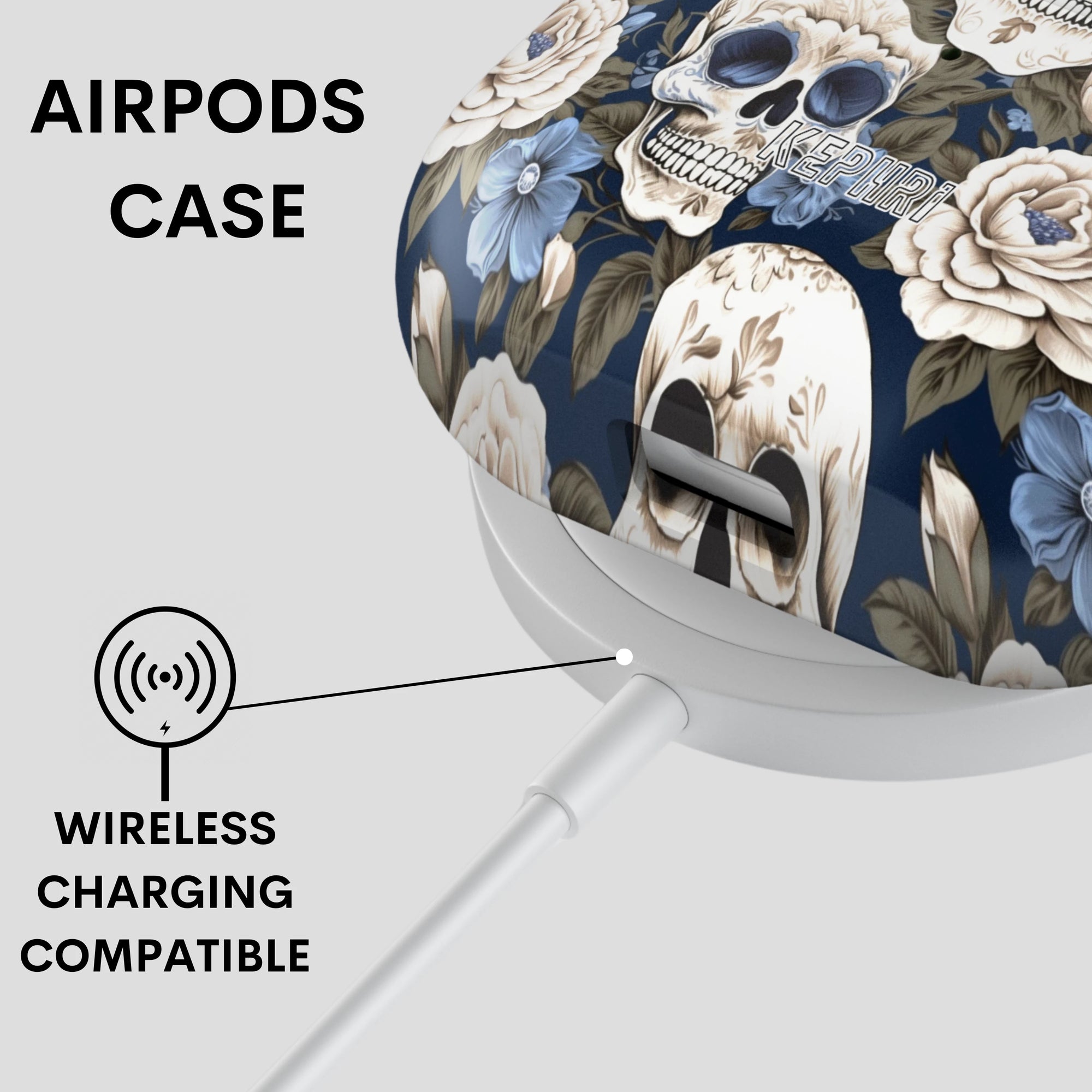 Skull Blossom AirPods