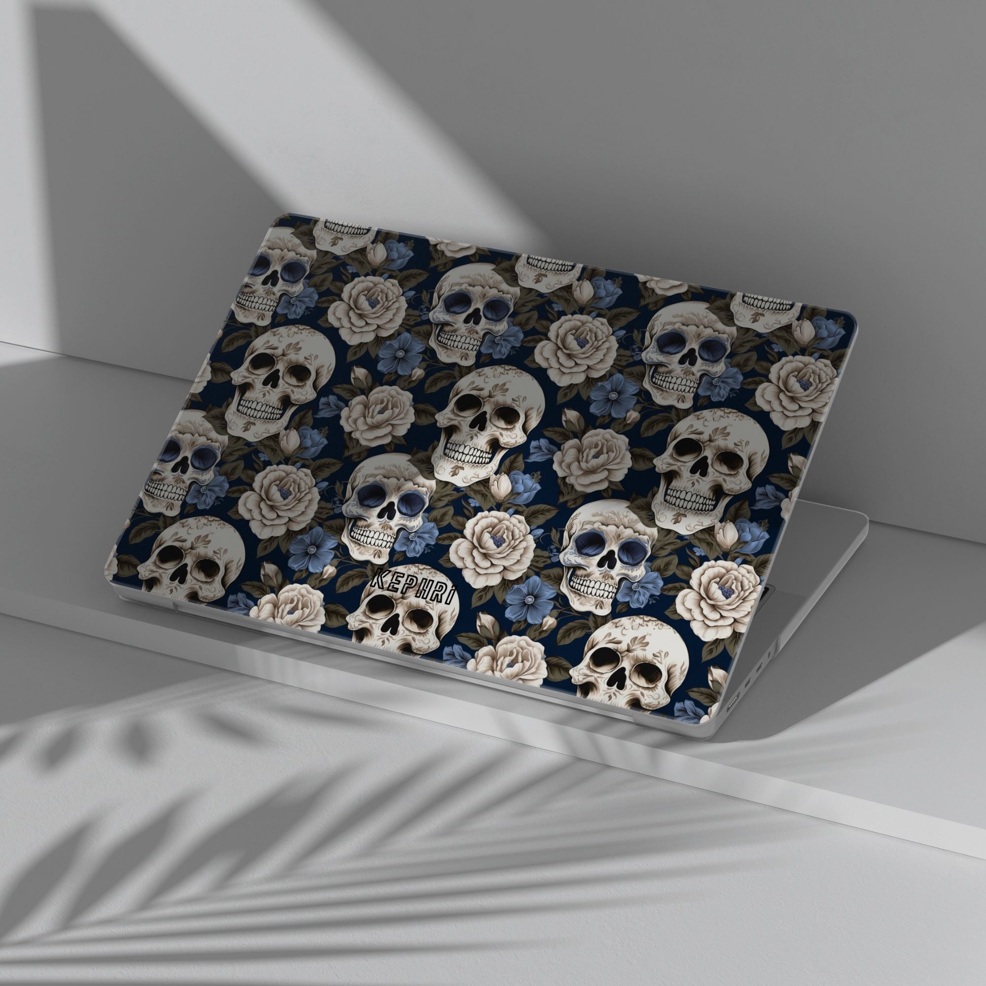 Skull Blossom Macbook Case