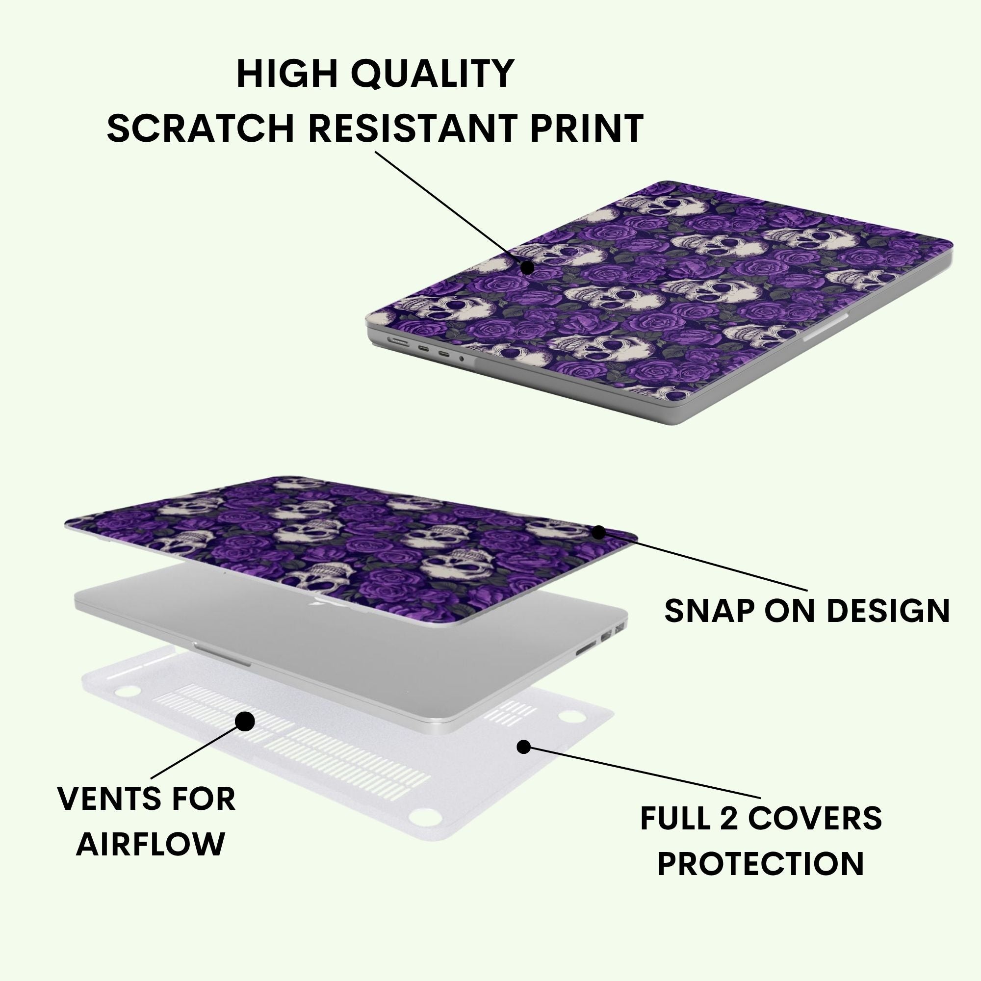 Eternal Violet Macbook Case