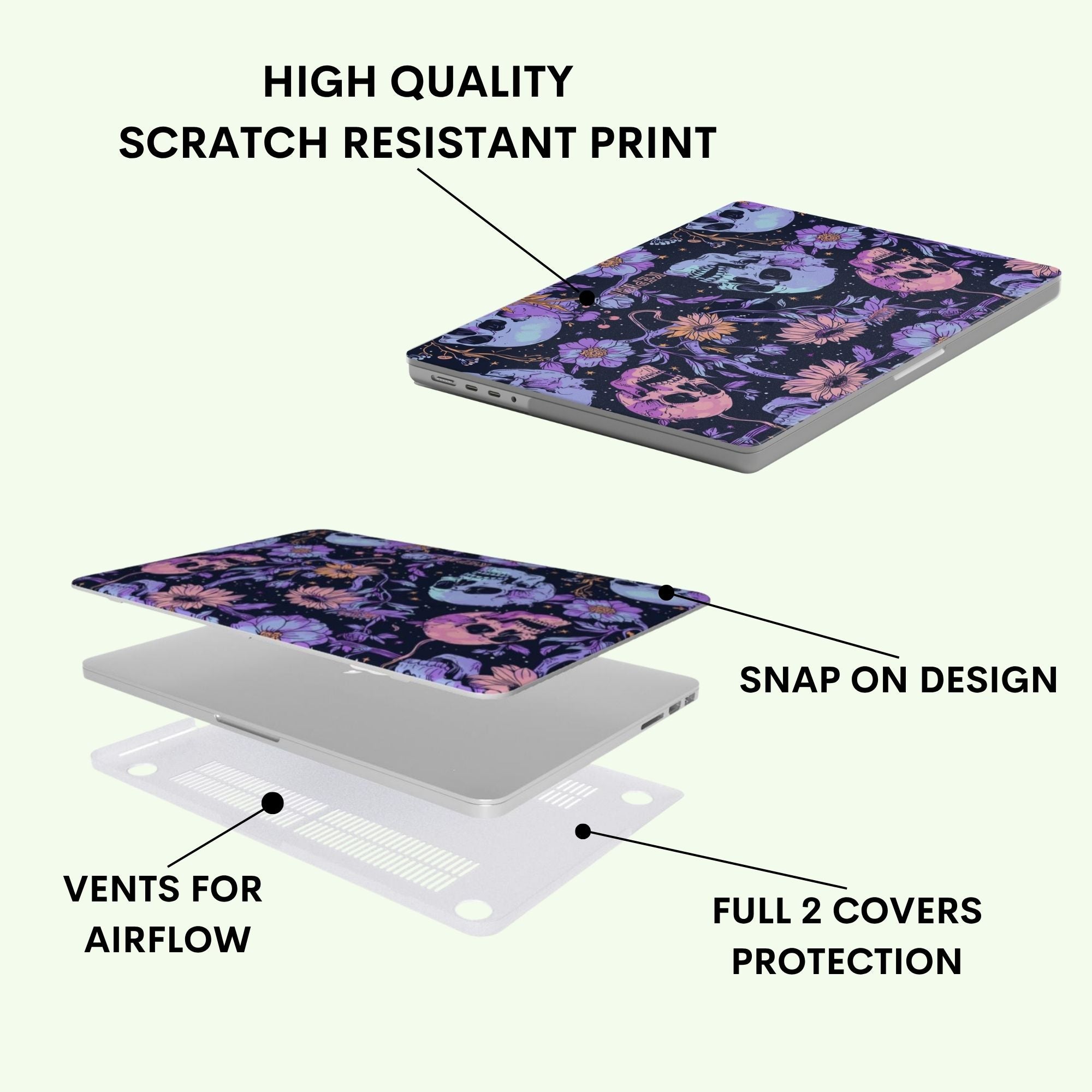 Midnight Abyss Macbook Case