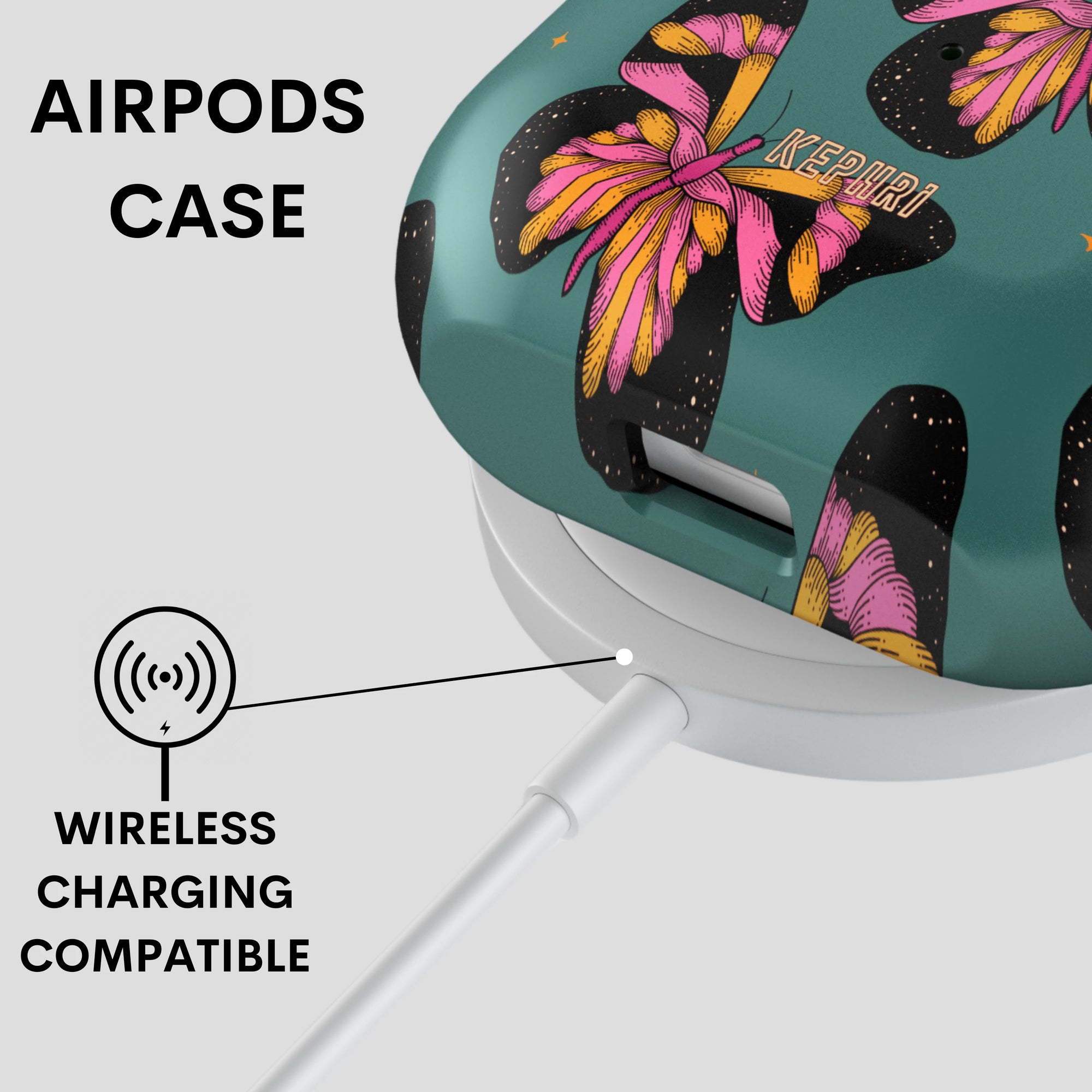 Rosy Flutters AirPods