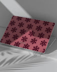 Rosy Snowflake Macbook Case