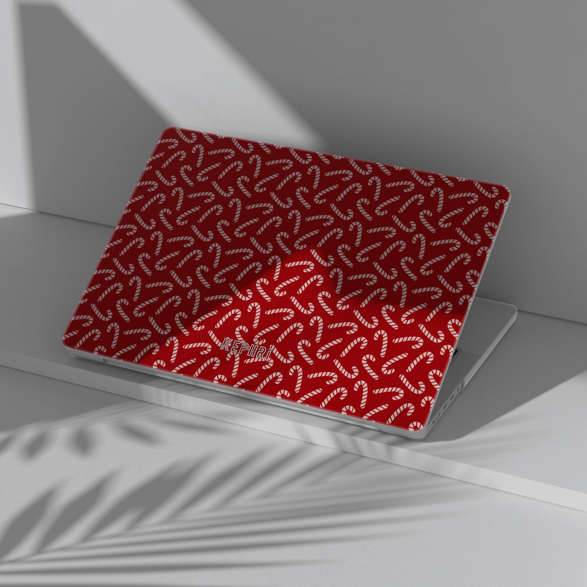 Candy Cane Macbook Case