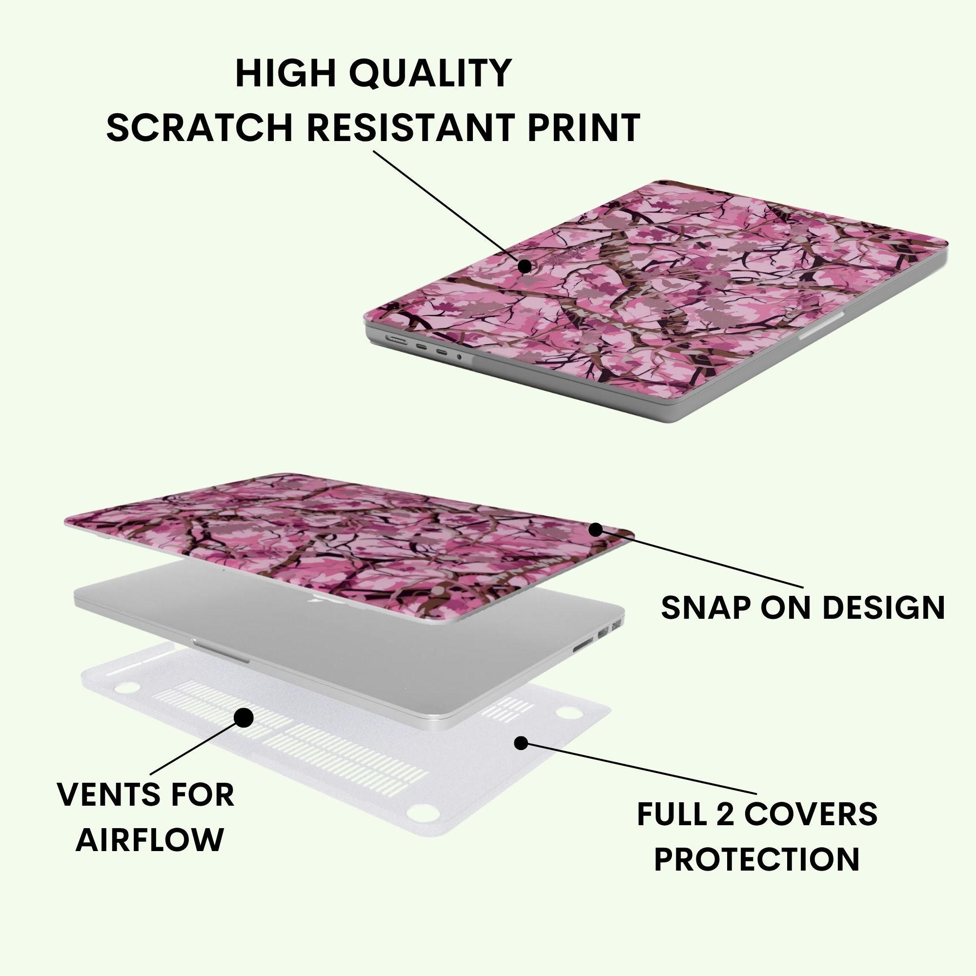 Fuschia Macbook Case