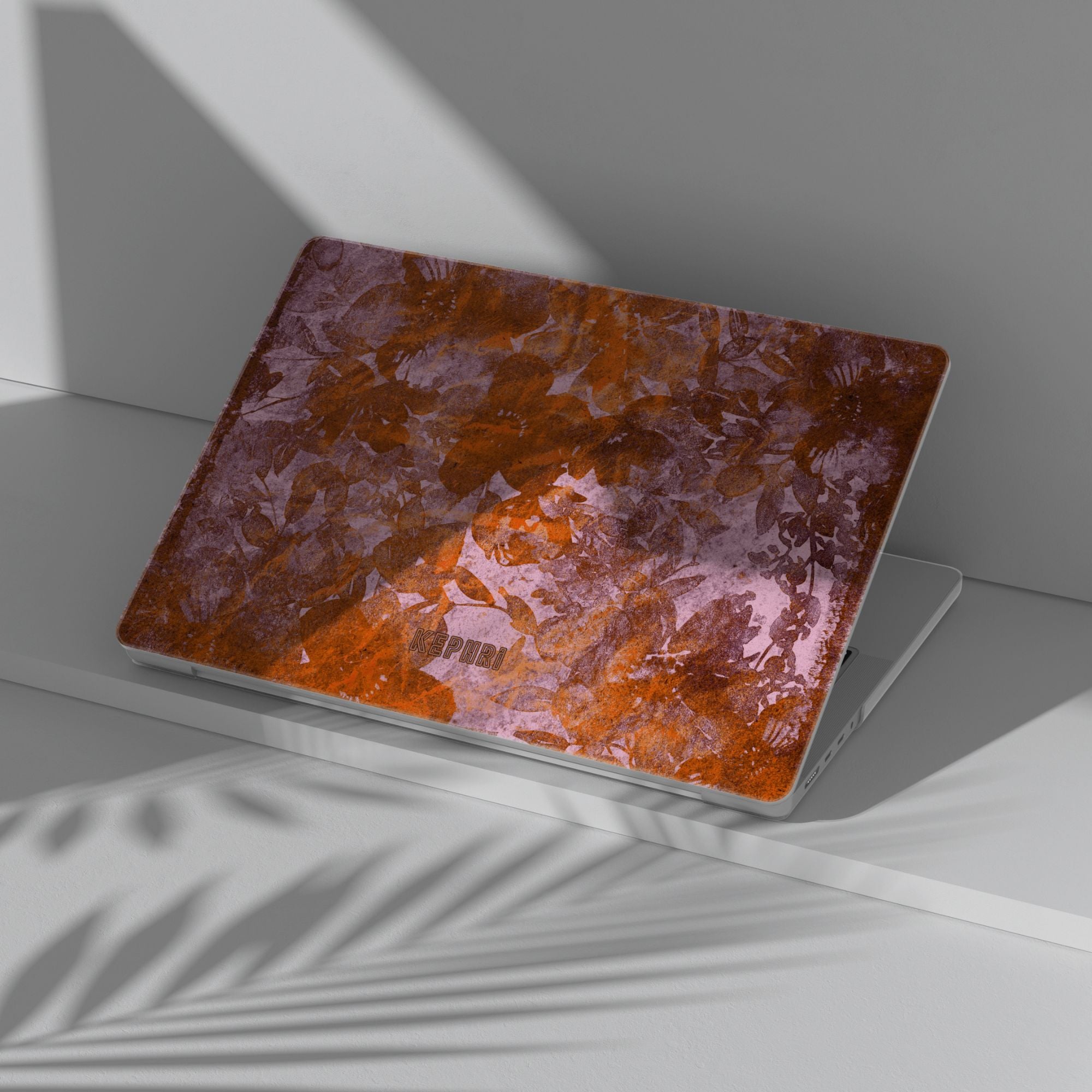 Orange Fauna Macbook Case