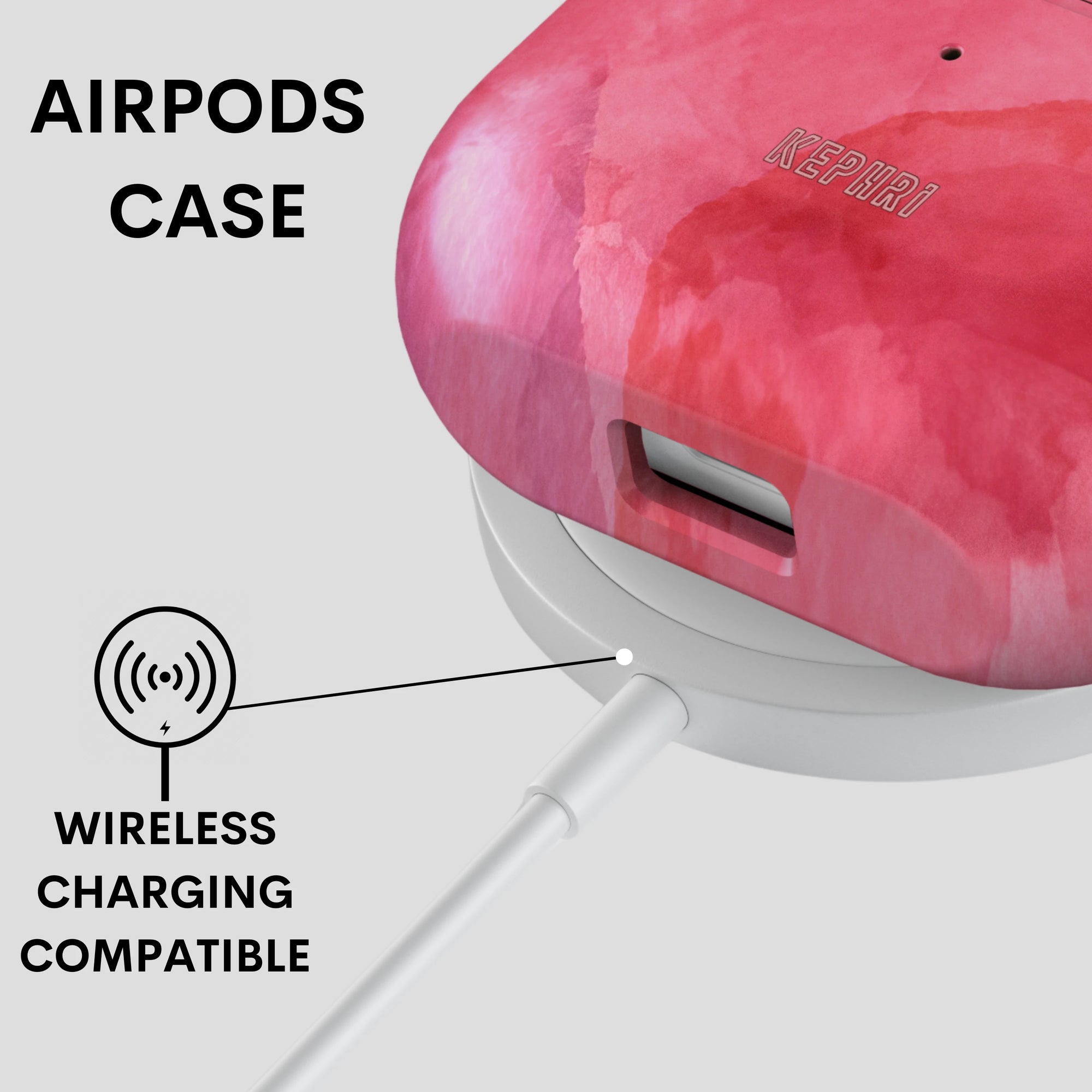 Vermillion AirPods