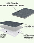 White Salt Macbook Case