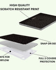 Black Salt Macbook Case
