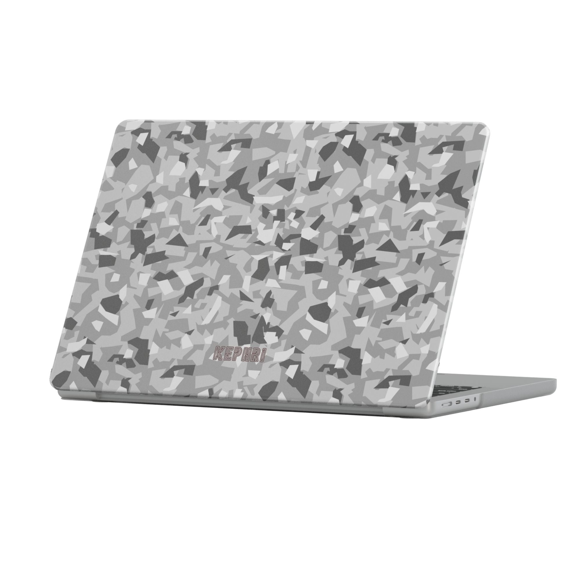 White Static Macbook Case