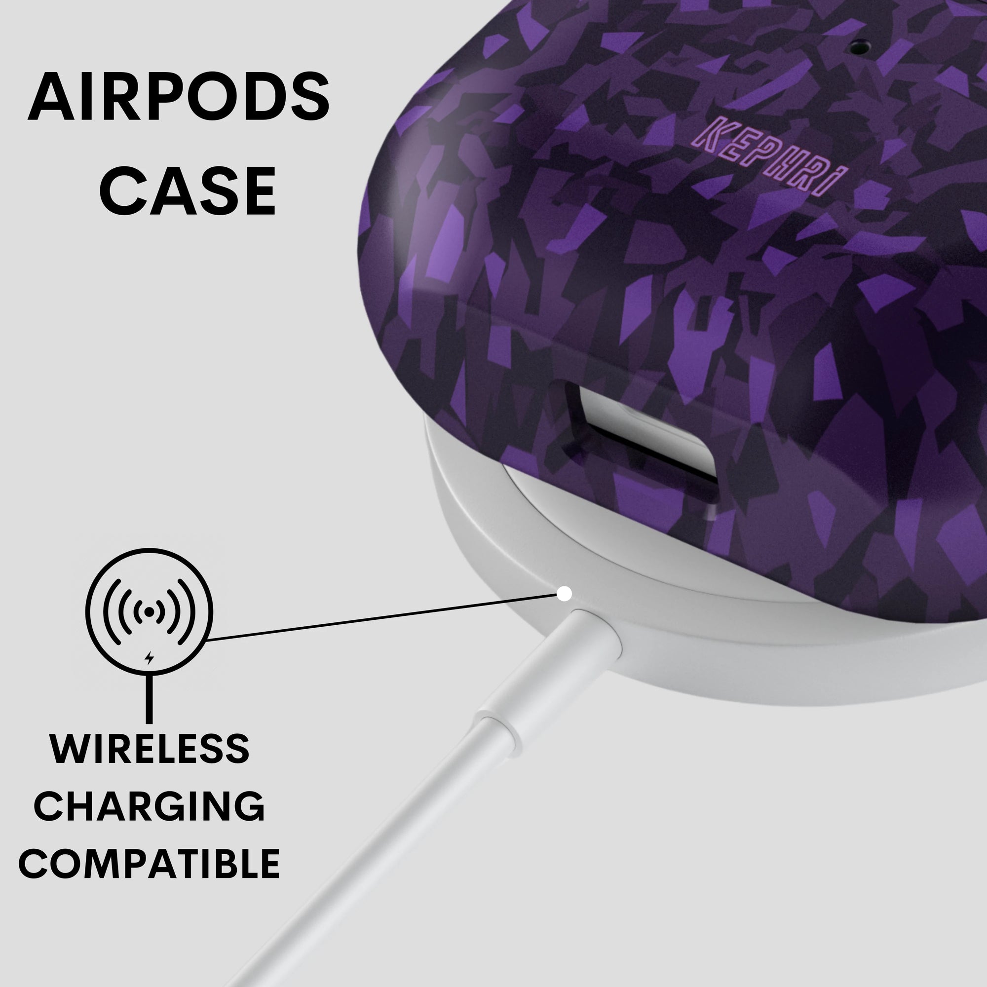 Purple Static AirPods