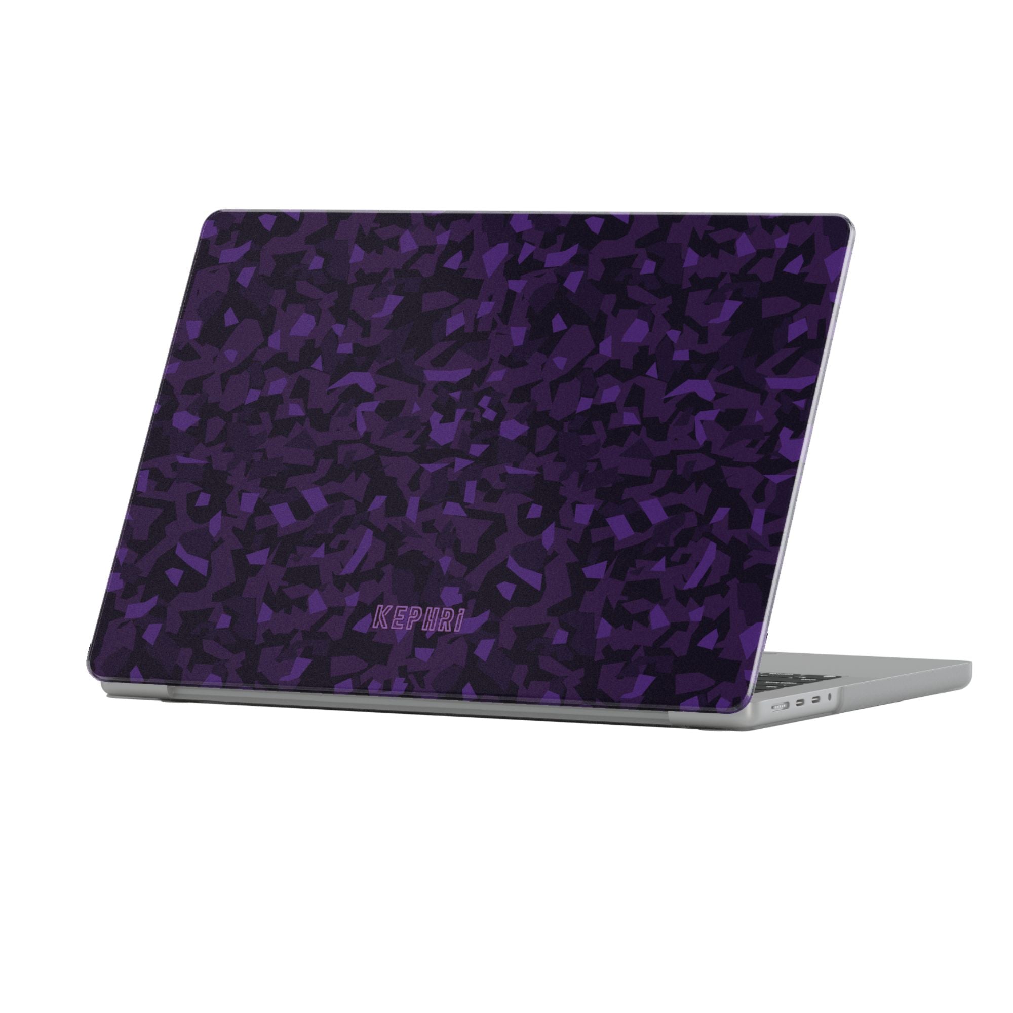Purple Static Macbook Case