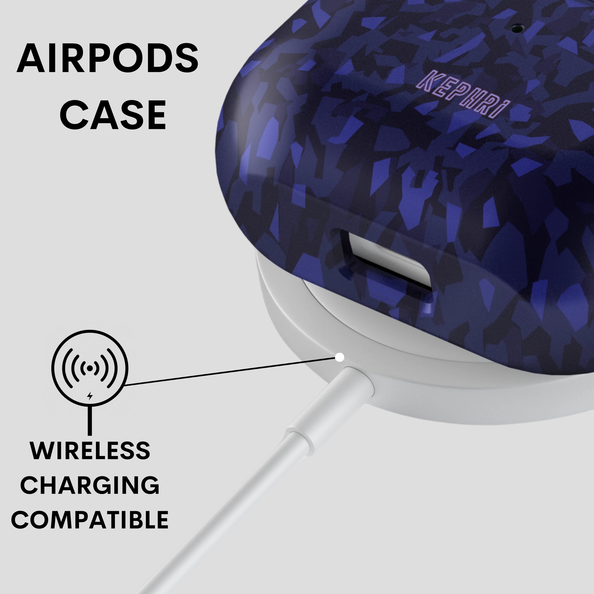 Blue Static AirPods