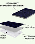Blue Static Macbook Case