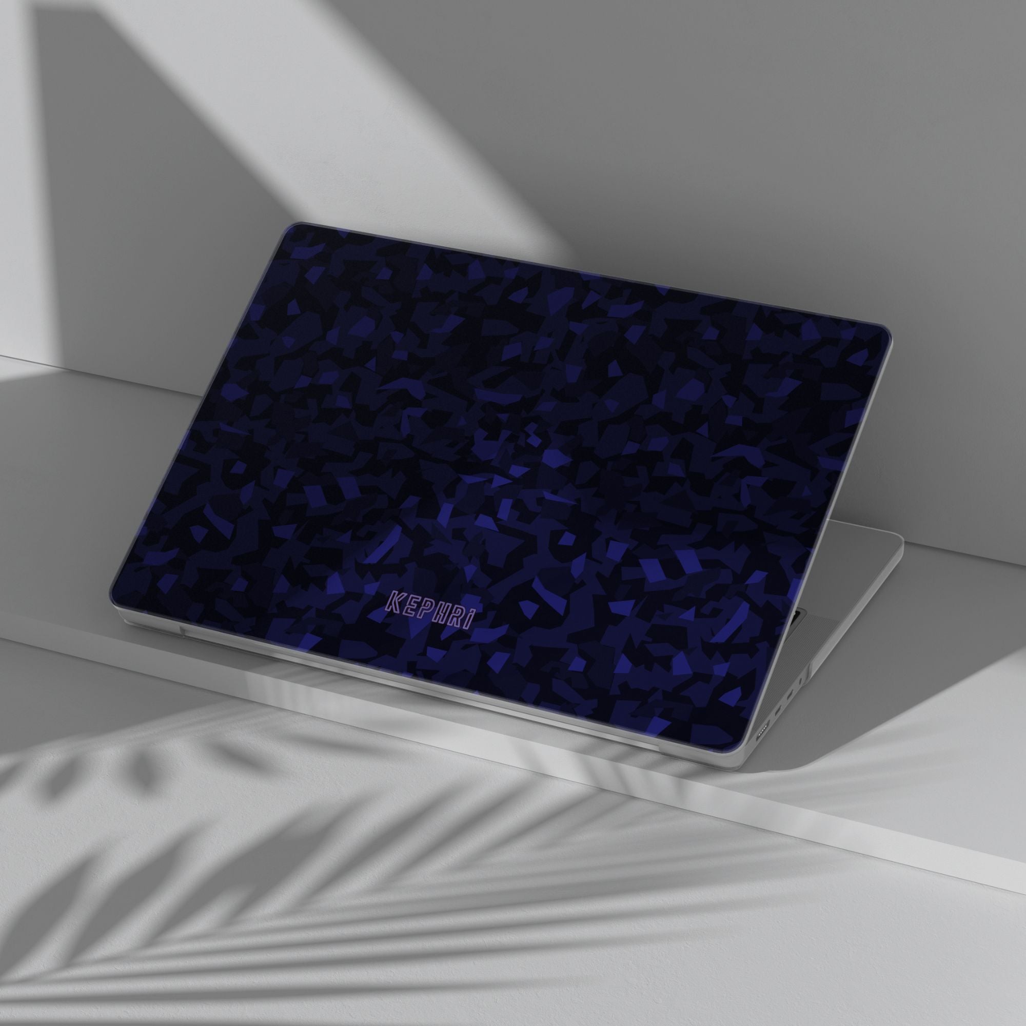 Blue Static Macbook Case