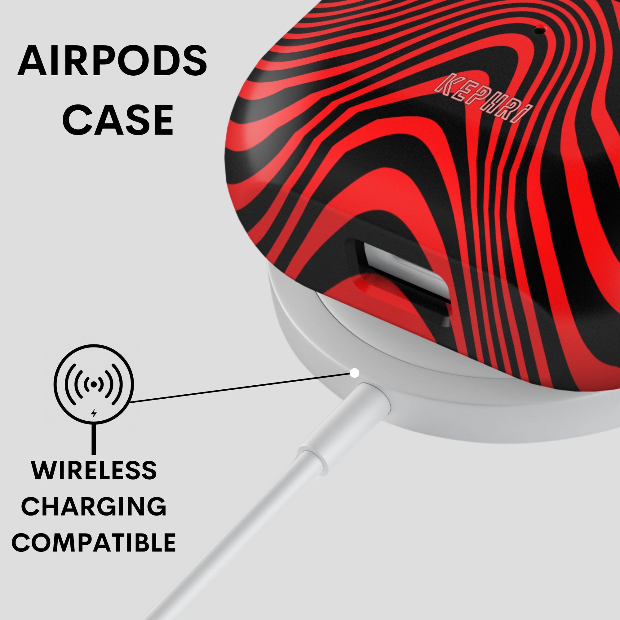 Fiery Waves AirPods