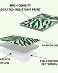 Verdant Stripes Macbook Case